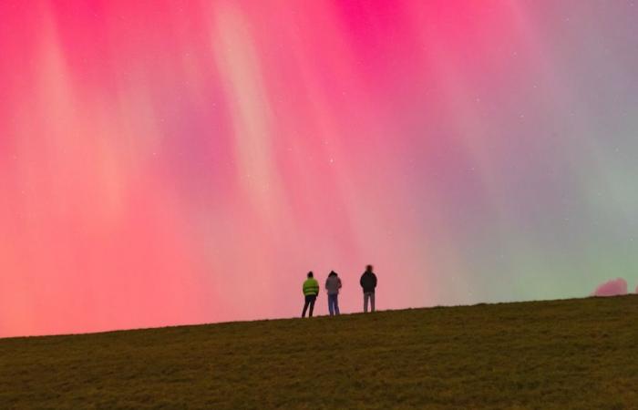 Northern Lights can be seen with the naked eye in the Netherlands