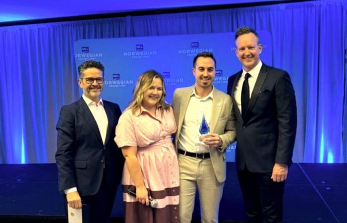 Norwegian Cruise Line: Marc-Antoine Kamel receives the Best Sellers Award for Canada