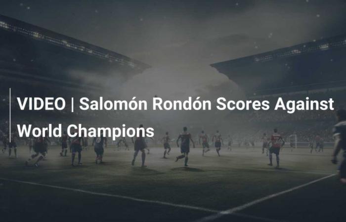 VIDEO | Salomón Rondón scores against world champions