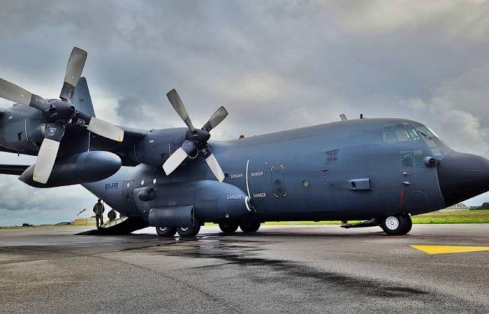 What was that noise in the sky over Lannion yesterday? Nothing serious, just a big army plane