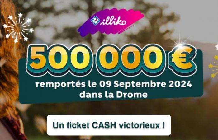 a winner at CASH near Valence wins €500,000