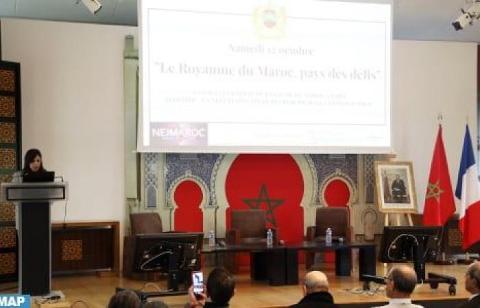 Participants in a study day in Paris highlight the Kingdom’s development under the enlightened leadership of HM the King