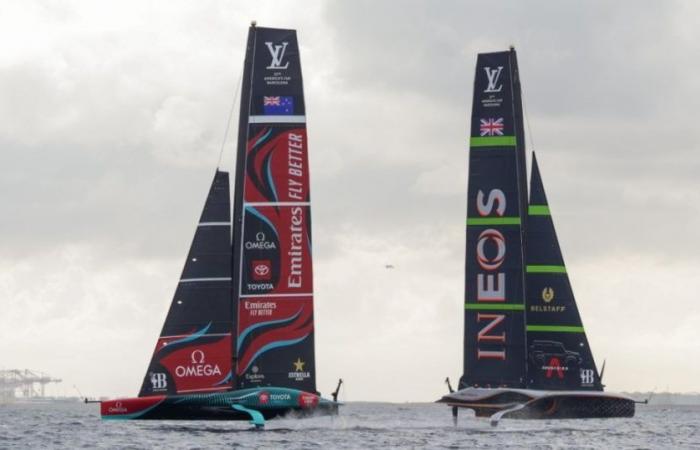 Team New Zealand dominates Britannia from the start