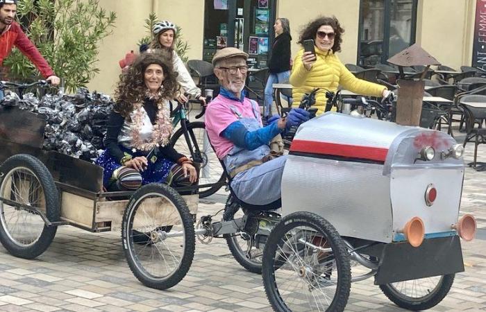 The friendly and sympathetic invasion of the “velolutionary” approach in the streets of downtown Millau