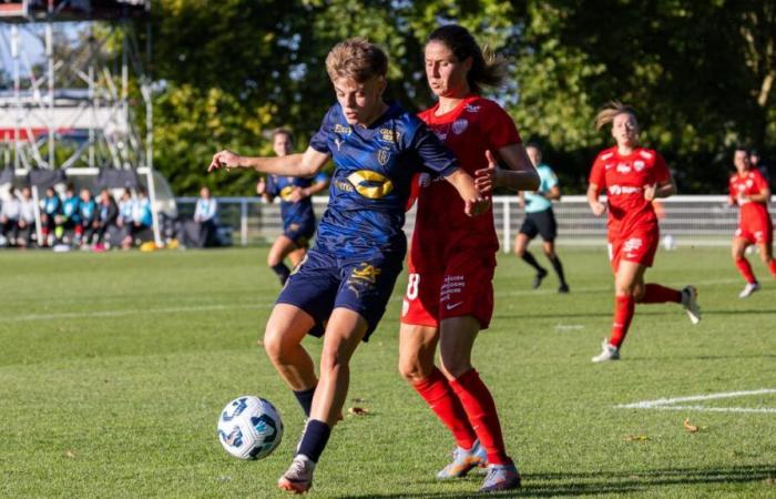 Lucie Calba set off to discover the women’s D1 with Stade de Reims