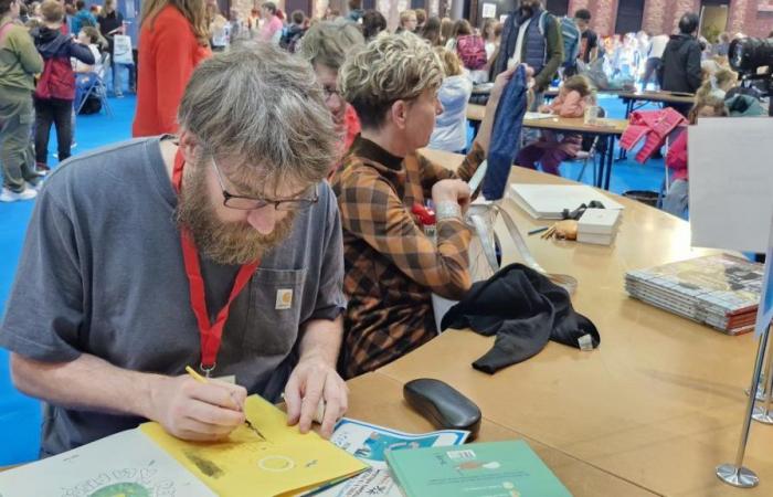 Jean-Baptiste Drouot, the children’s favorite at the Youth Book Fair