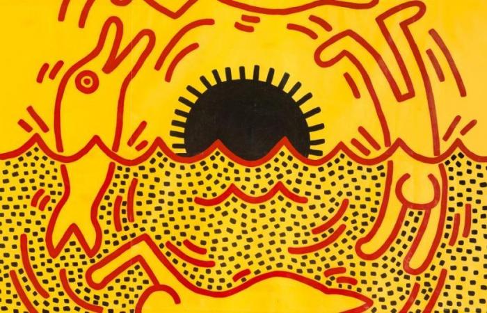 American artist Keith Haring, king of street art, pop and committed, takes his revenge in Paris