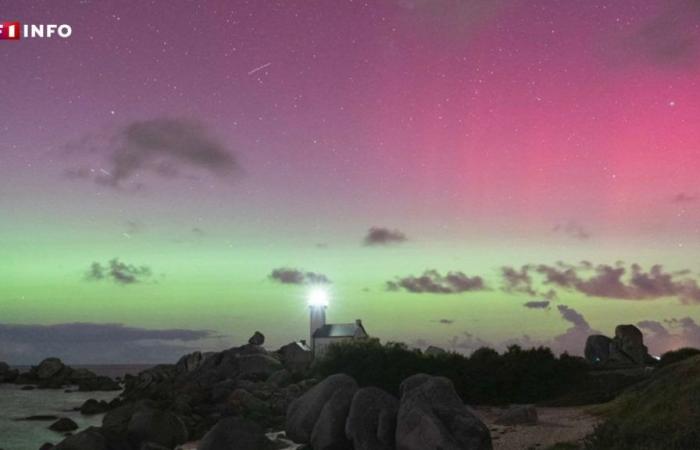 “We are not used to seeing this in Brittany”: they immortalized the spectacle of the Northern Lights in the sky of France