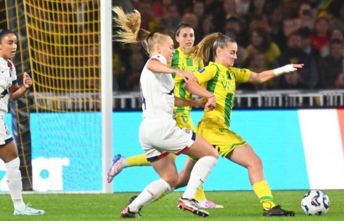 A historic first for the girls of FC Nantes at La Beaujoire