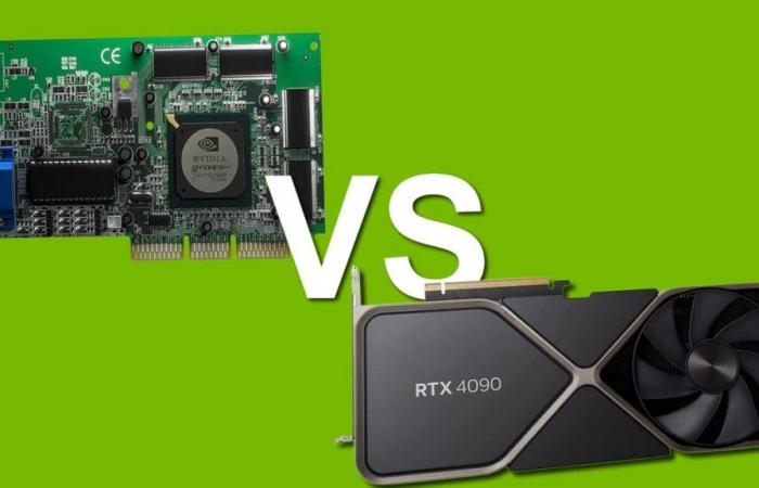 The first NVIDIA GeForce graphics card is 25 years old. I compared its performance against an RTX 4090