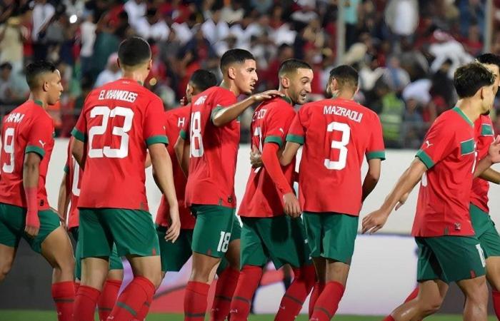 The expected Moroccan national team lineup against Central Africa