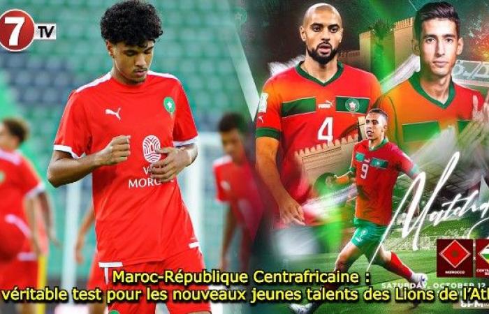 A real test for the new young talents of the Atlas Lions – Le7tv.ma