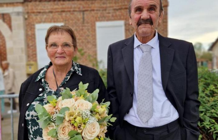 Surprise golden wedding anniversary for Marie-Hélène and Laurent in Ribemont