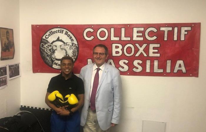 Maho, first transgender boxer, prepares for his fight against a man in Marseille