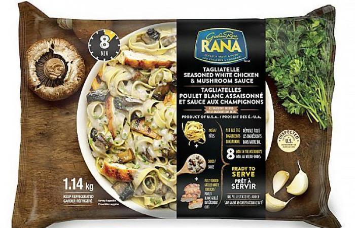 National recall launched for possibly contaminated Rana brand tagliatelle