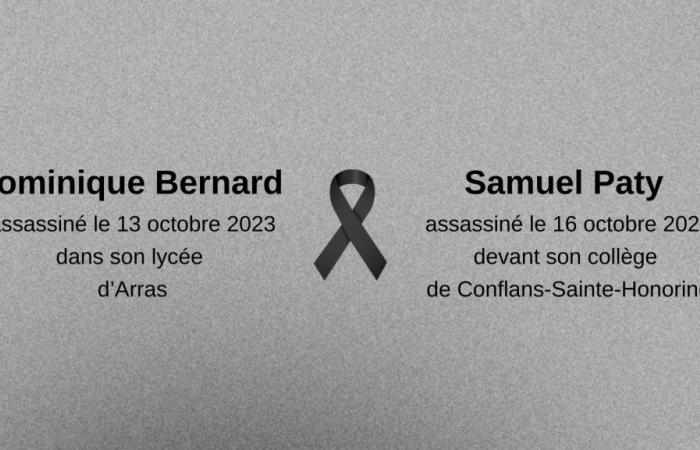 October 14, 2024 – Tribute to Samuel Paty and Dominique Bernard