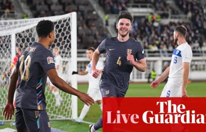 Finland 1-3 England: Nations League – as it happened | Nations League