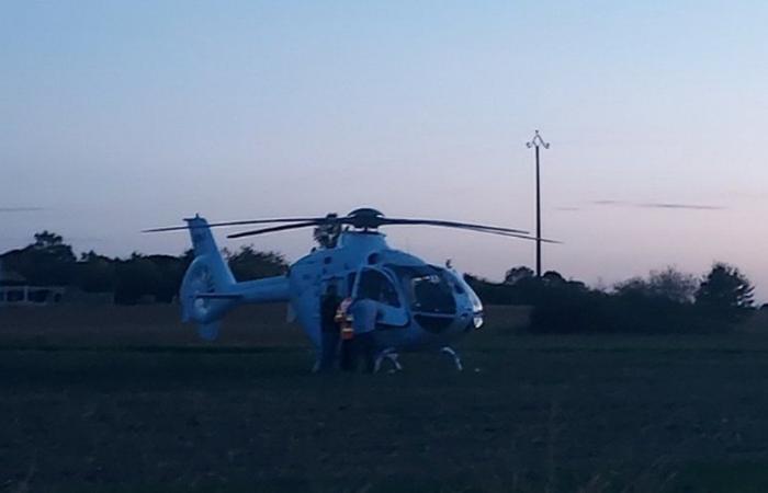 A motorcyclist is killed west of Toulouse, after hitting an agricultural machine head-on