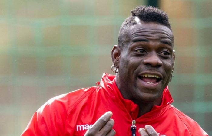 Announced return to Serie A, Balotelli loses control