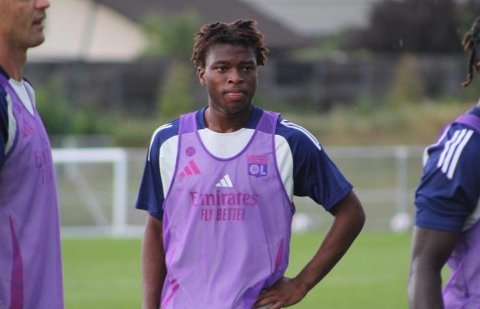 Molebe (OL) returns to competition with the U19s