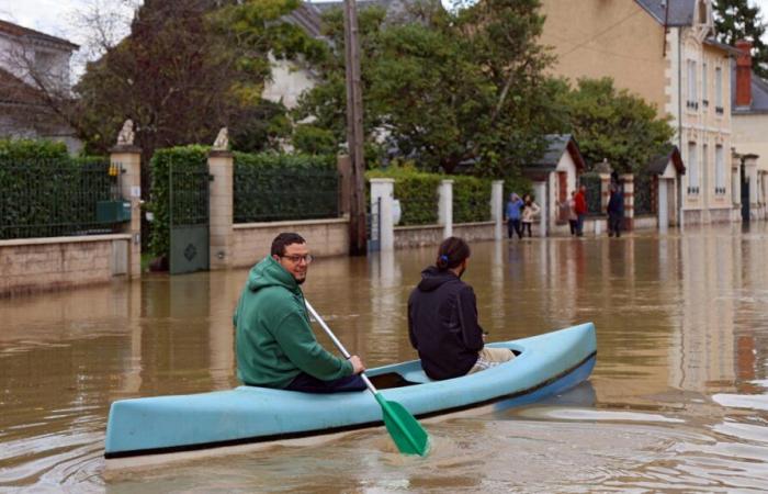 The decline begins in the Loir valley invaded by water