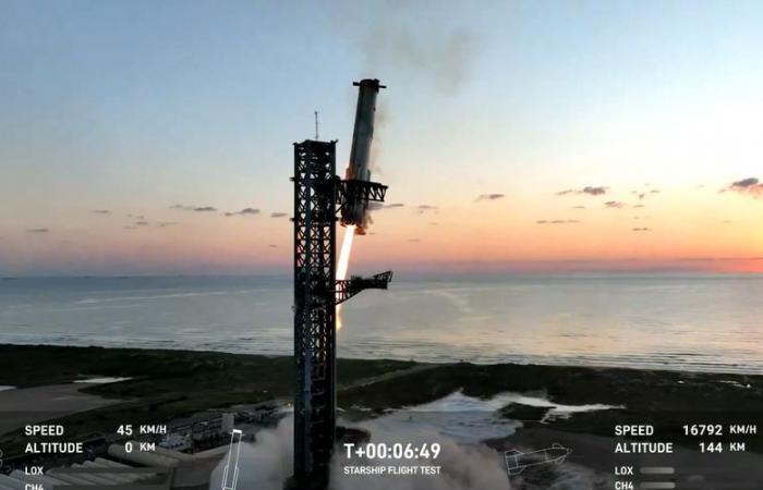 VIDEO. The images are breathtaking… SpaceX has achieved an incredible first by catching a rocket in flight with “mechanical arms”