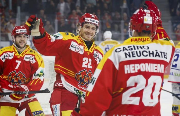 EHC Biel defeated Kloten thanks to a strong starting third