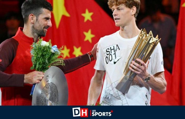 Under pressure from Roger Federer, Novak Djokovic loses to Jannik Sinner at the Masters 1000 in Shanghai: “Too strong, too fast…”