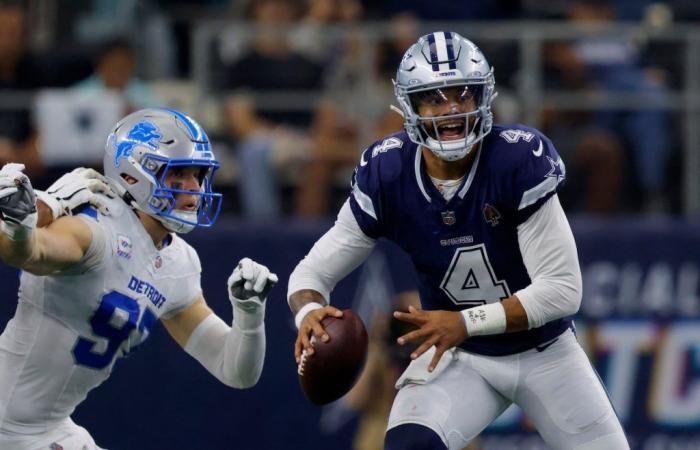 Cowboys QB Dak Prescott offers advice for Lions’ Aidan Hutchinson after horrific injury