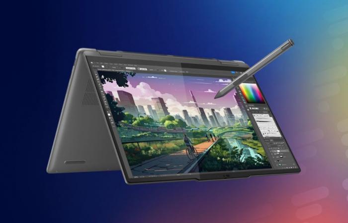 the Lenovo Yoga 7 PC/tablet with its stylus is -22%