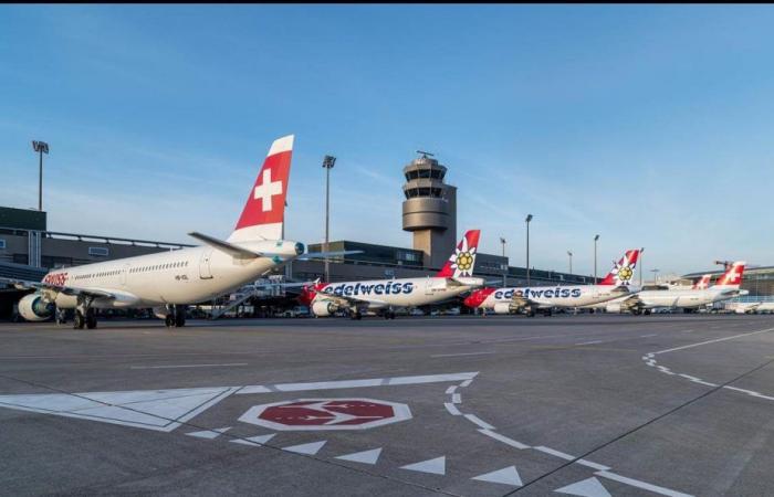 Nearly 3 million passengers in Zurich