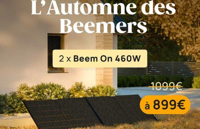 “A crazy offer”, up to €200 offered on solar panels to plug into a Beem socket