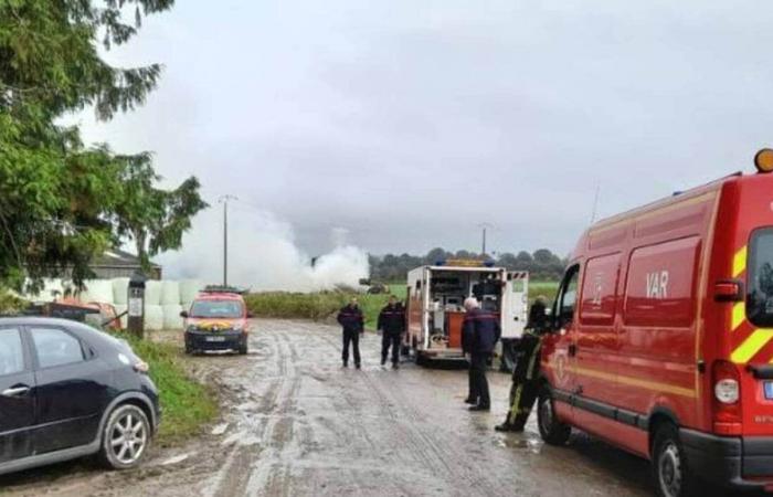 An agricultural shed destroyed by a suspicious fire in Finistère: an investigation opened