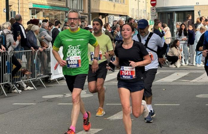 “The ‘go, go ahead, keep going, don’t stop’, it gives you enough energy to finish”, at Tout Rennes court, 24,000 participants cheering