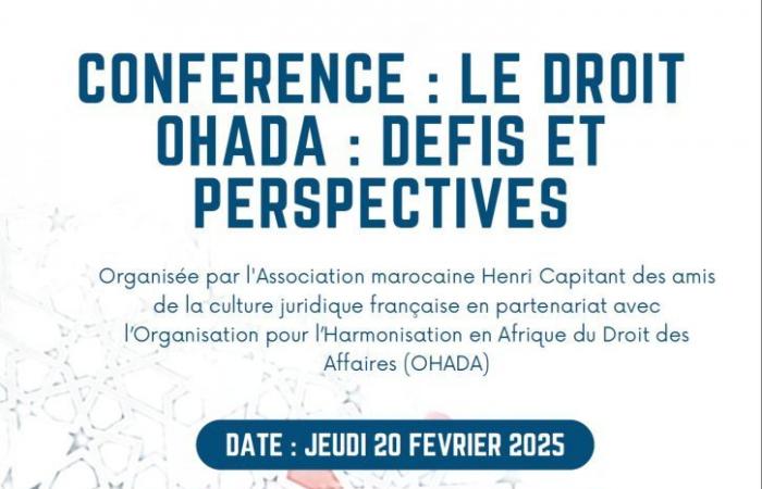 OHADA Conference on February 20, 2025 in Rabat (Morocco)