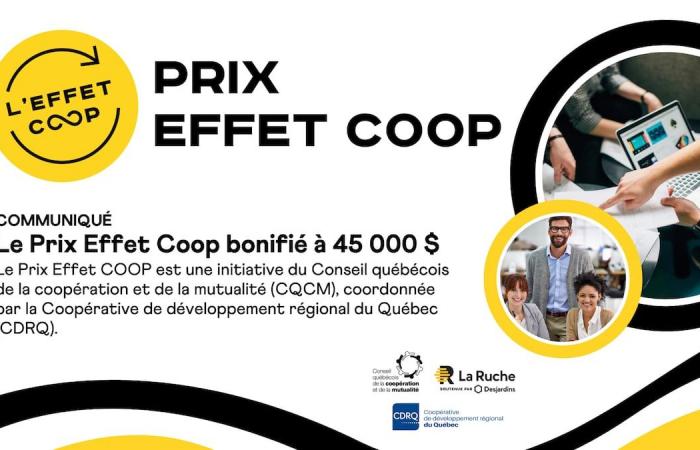 The Coop Effect Prize increased to $45,000