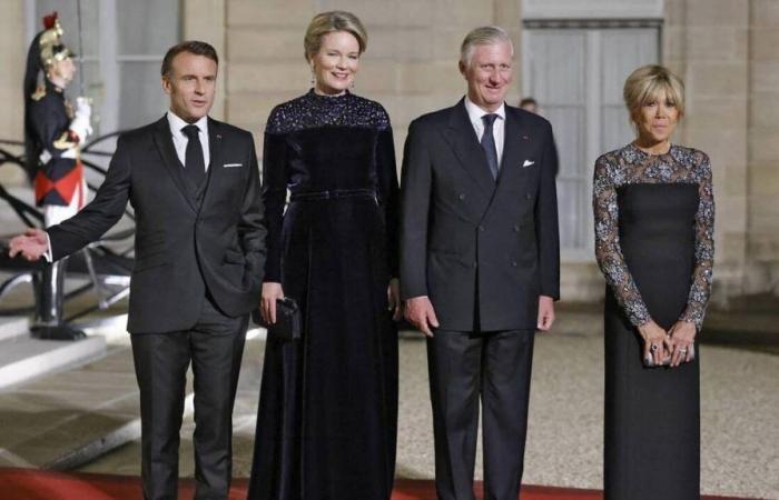 the Belgian royal couple on a state visit to France