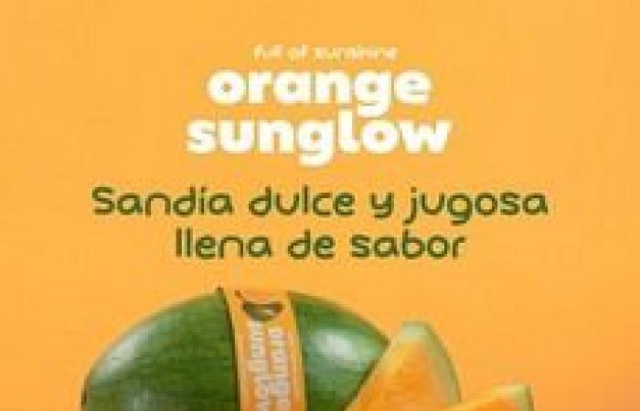 Orange Sunglow watermelon wins the innovation prize at Fruit Attraction