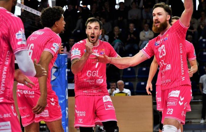 Volleyball: Arago de Sète offered the best possible reaction to Nice