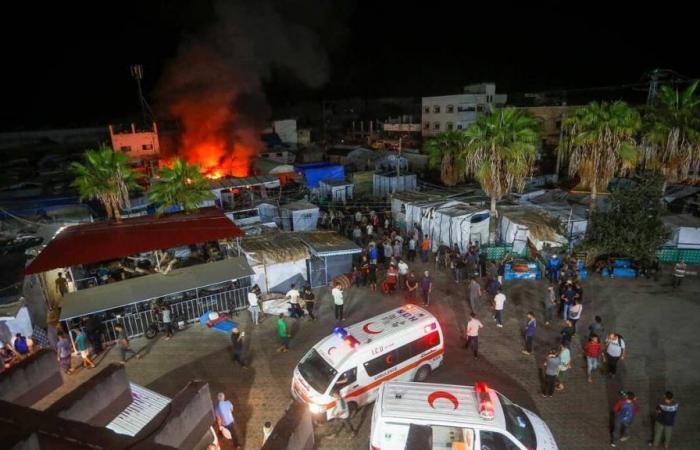 Gaza: 15 dead in bombing of school transformed into refuge, rescuers say