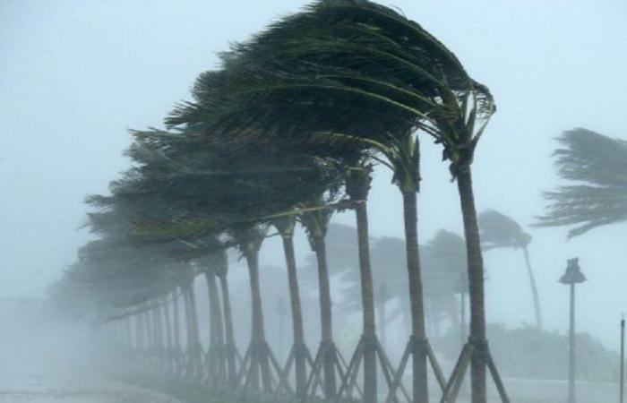 Weather alert. Thunderstorms, hail and gusts of wind