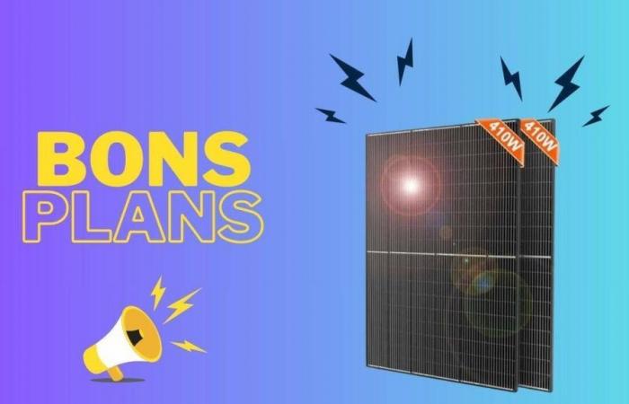 Gain energy autonomy with this set of 2 solar panels for less than 400 euros