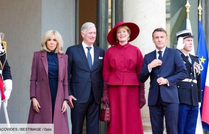 VIDEO GALA – Mathilde and Philippe from Belgium in Paris: Brigitte Macron signs an elegant fall look that leaves no doubt about her fashion know-how