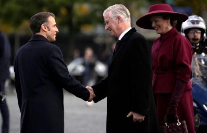 The Belgian King Philippe and his wife Mathilde begin a state visit to France