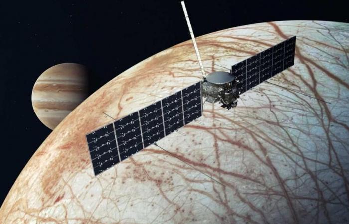 A NASA probe sets out to look for conditions for life on a moon of Jupiter