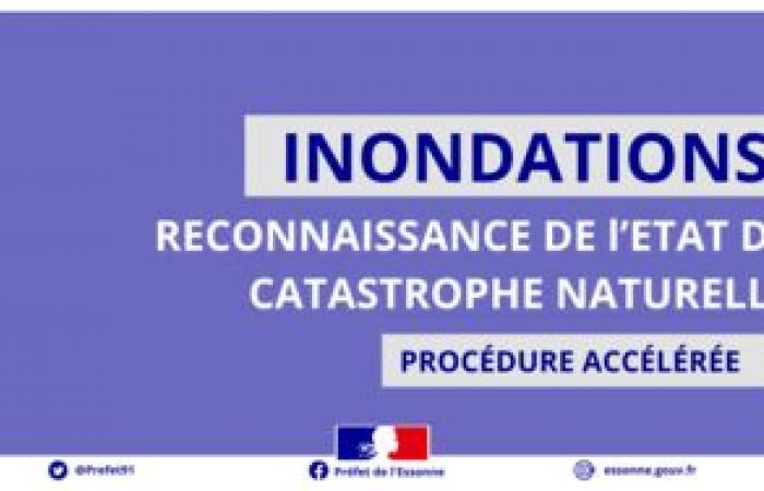 Towards accelerated recognition of the state of natural disaster in Essonne