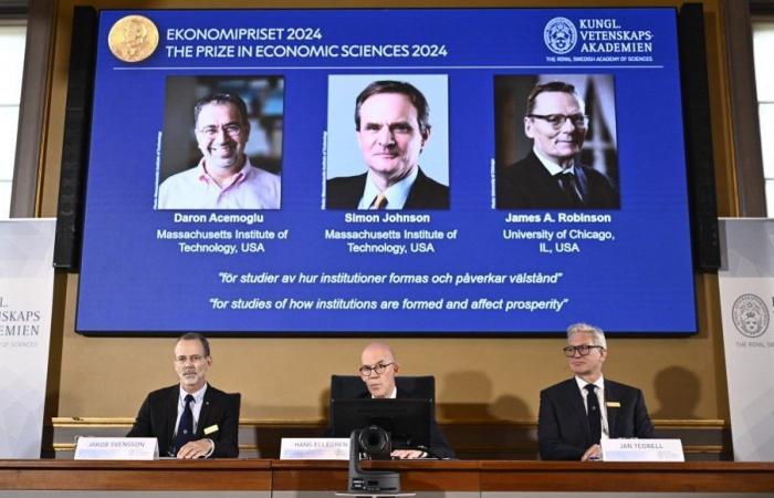 The Nobel Prize in Economics awarded to three researchers for their work on differences in prosperity between States