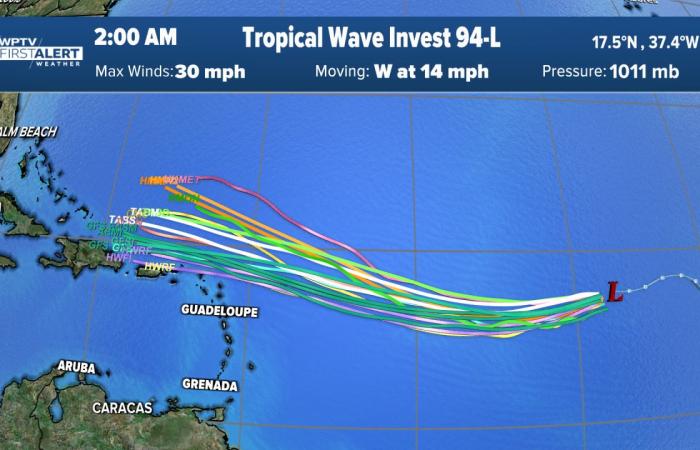 We’ve got this wave, plus a new area in the Caribbean