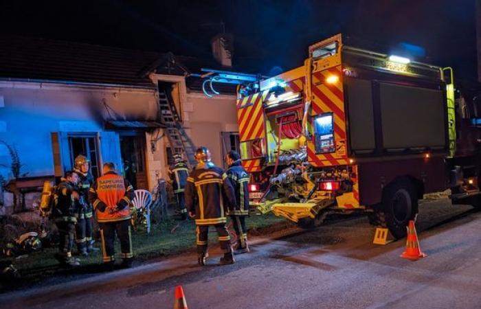 “We escaped a tragedy” A man injured in a house fire in Veaugues