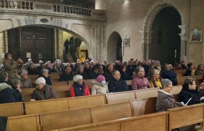 Saint-Céré. A concert in the beautiful Sainte-Spérie church